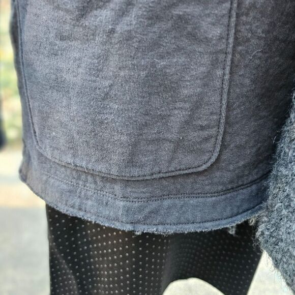 James Perse Los Angeles Sherpa Trimmed Shawl Collar Womens Jacket Size M - Picture 7 of 12